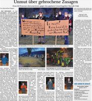 Pressebericht zur Demonstration vor der Stadtratssitzung am 18.01.2022