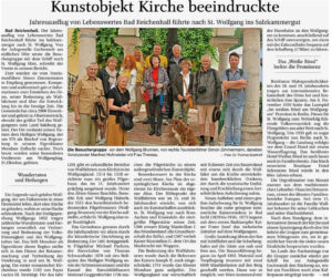 Jahresausflug 2024 nach Sankt Wolfgang – RTB vom 8.8.2024